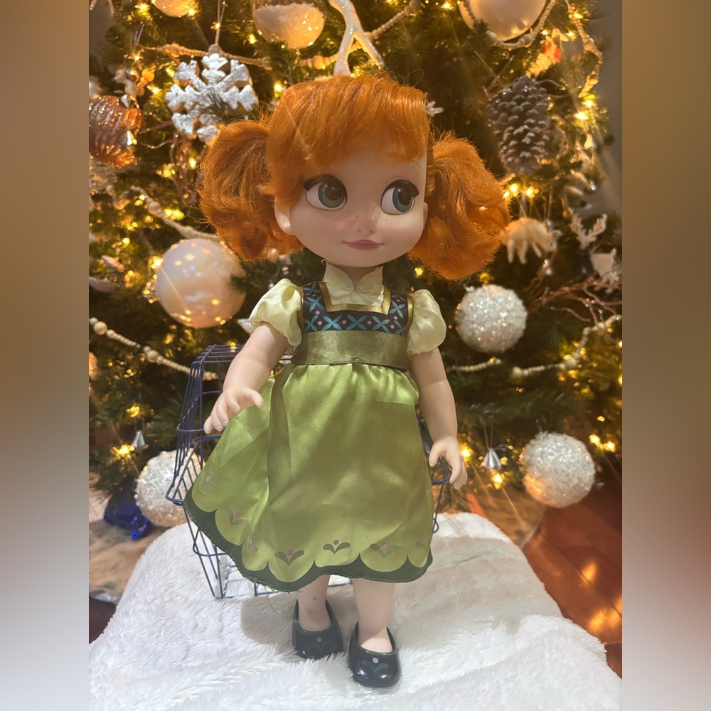 Disney Doll with Orange Hair and Green Outfit